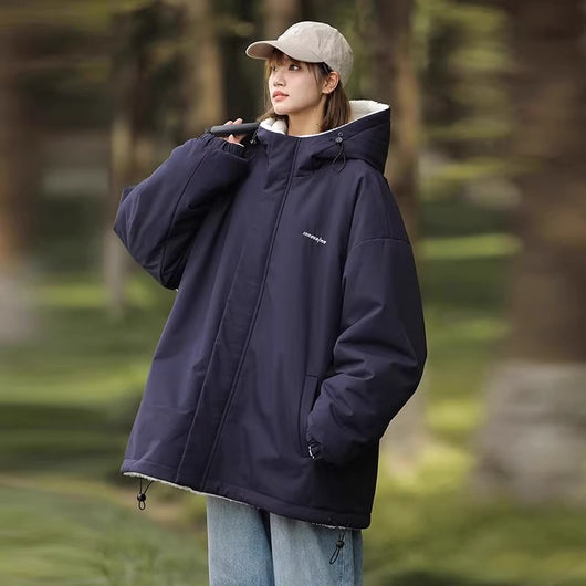 Abrigo Reversible de Lana de Cordero para Hombre - Otoño e Invierno - Image 6