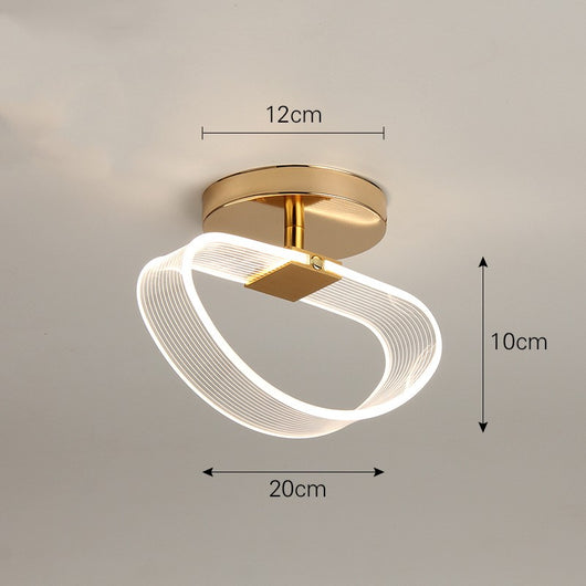 Lámpara de Techo Minimalista Luxury con Guía de Línea para Porche - Image 24