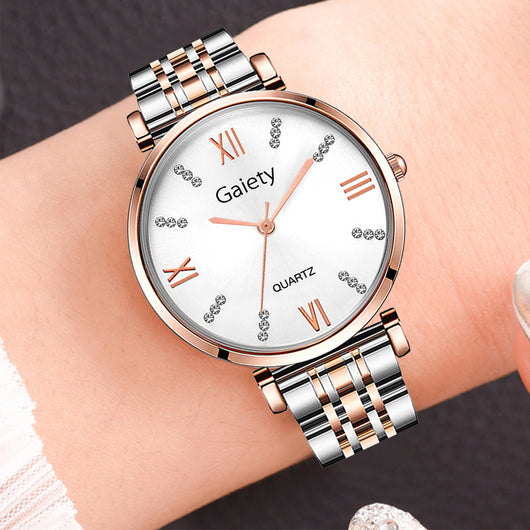 Reloj de Cuarzo Elegante para Mujer con Diamantes y Diseño de Moda - Image 17