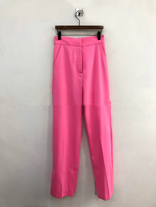 Pantalones Sueltos Retro con Cortes Irregulares - Comodidad y Estilo