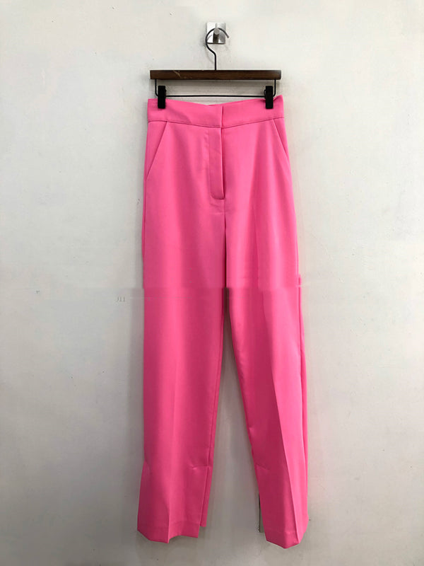 Pantalones Sueltos Retro con Cortes Irregulares - Comodidad y Estilo