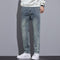 Pantalones Vaqueros Anchos Rectos Estilo Urbano para Hombre