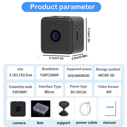 Cámara WiFi de Vigilancia Inalámbrica sin Instalación - Monitoreo Remoto HD - Image 8