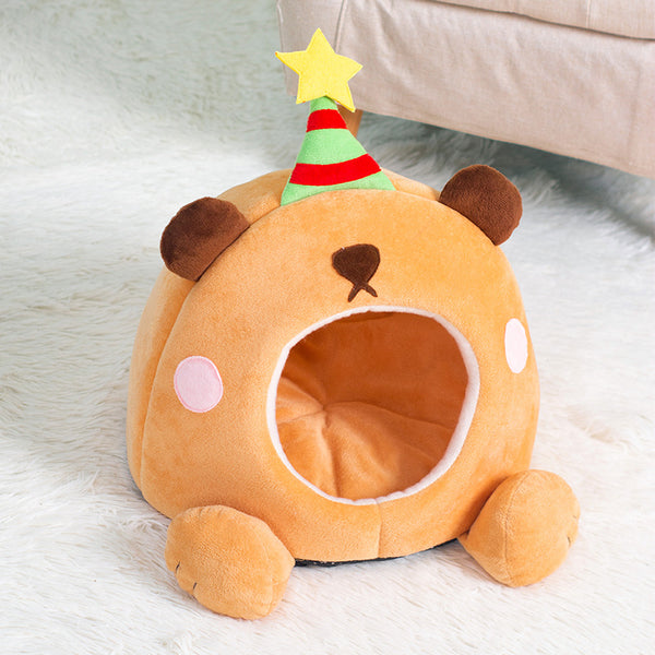 Cama Gato Estrella de la Suerte - Nido Cálido para Todas las Estaciones - Image 6