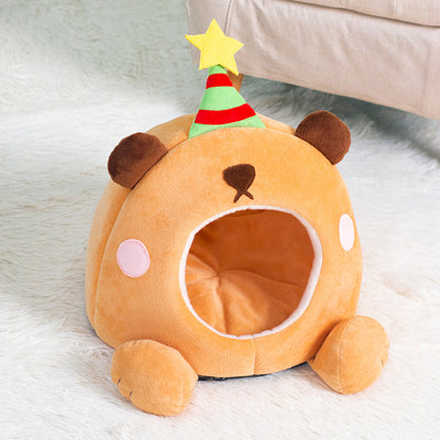 Cama Gato Estrella de la Suerte - Nido Cálido para Todas las Estaciones - Image 6