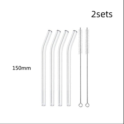 Pajitas de Vidrio Reutilizables para Té de Burbujas y Bebidas Frías - Image 22