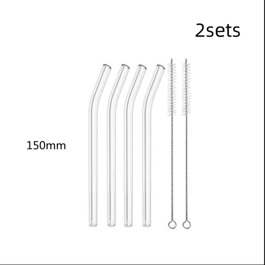 Pajitas de Vidrio Reutilizables para Té de Burbujas y Bebidas Frías - Image 22