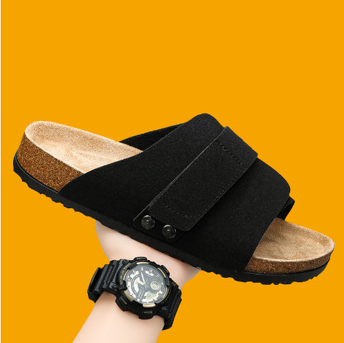 Sandalias Dobles de Ante de Corcho - Image 6