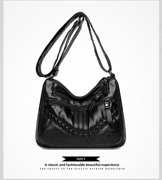 Bolso Bandolera de Cuero Suave para Mujer Madura - Elegancia y Comodidad - Image 24