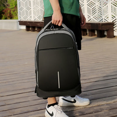Mochila Escolar Trolley Multifuncional de Gran Capacidad con Ruedas y Escaleras - Image 17