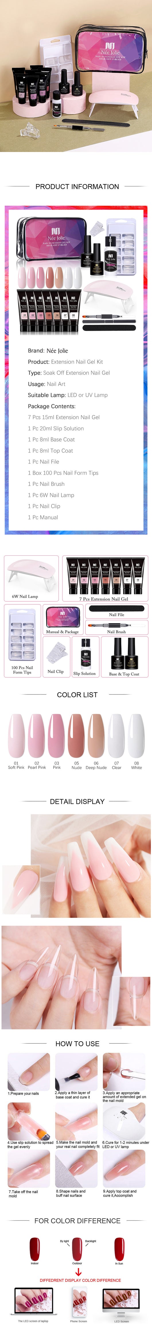 Set de Pegamento Extendido sin Papel para Uñas Acrílicas - 15ml Secado Rápido - Image 11