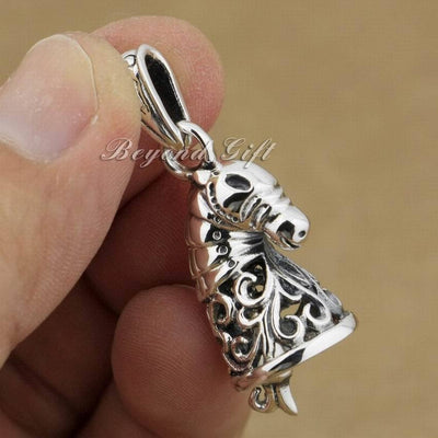 Dije Cabeza de Caballo Ajedrez Estilo Punk para Hombre - Image 4