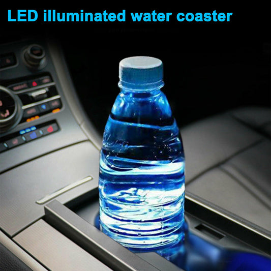 Portavasos LED para Auto con Carga USB y Base Antiderrame - Image 2