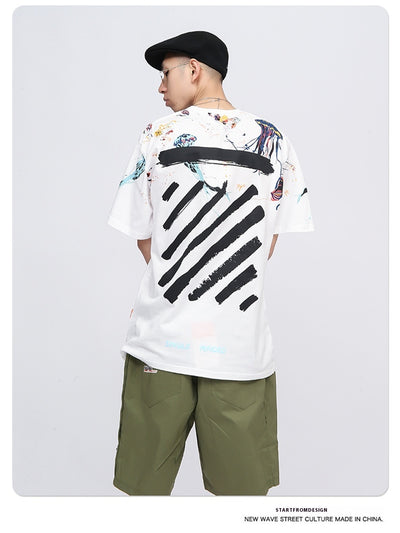 Camiseta Unisex Estampado Graffiti Street Style - Image 8