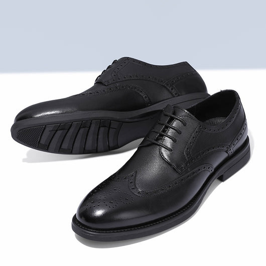 Zapatos Brogue de Cuero para Hombre - Estilo Clásico Elegante - Image 28