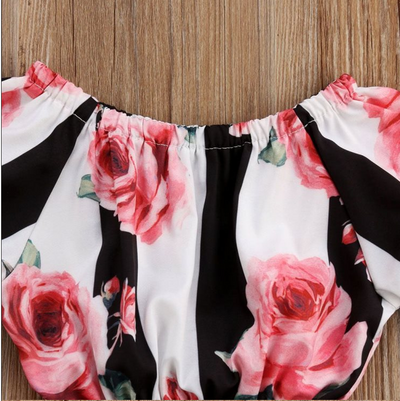 Conjunto de Tops y Shorts a Rayas para Niñas - Image 11