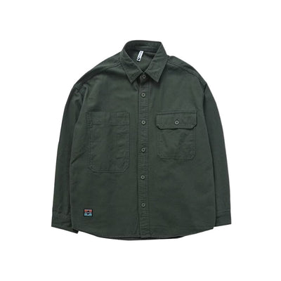 Camisa Chaqueta Suelta Talla Grande Manga Larga para Otoño - Image 4