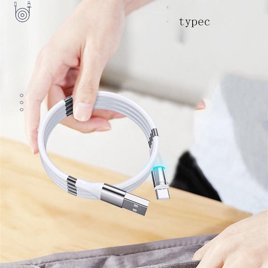 Cable de Carga Rápida Compatible con Apple, Almacenamiento en Silicona 3 en 1 - Image 10