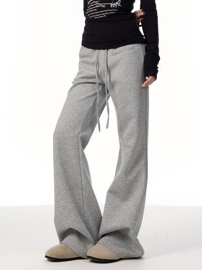 Pantalones de Buzo Acampanados Retro Casual - Image 3
