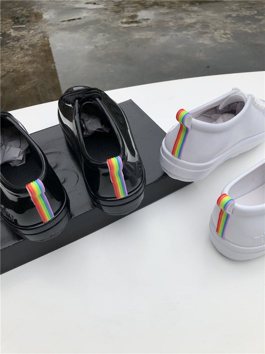 Tenis Deportivos Arcoíris con Cordones para Mujer - Suela Plana - Image 2