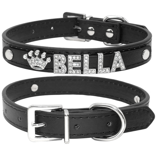 Collar Personalizado para Perros Pequeños con Strass Brillante - Image 2