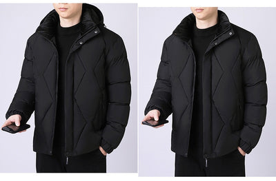 Chaqueta de Invierno para Hombre con Acolchado de Algodón - Calidez y Estilo - Image 26