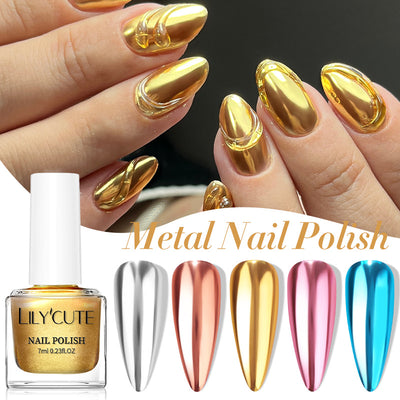 Esmalte de Uñas Espejo Metalizado Secado Rápido sin Horno - Image 48