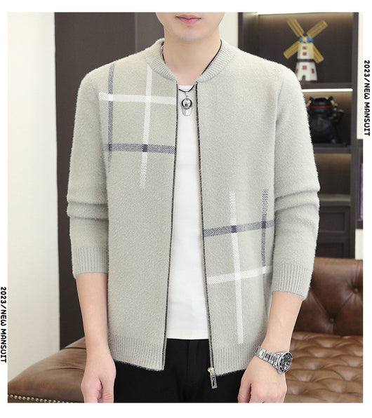 Chaqueta Casual de Terciopelo Mink - Confort de Suéter con Estilo - Image 10