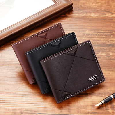 Billetera Delgada para Hombre con Múltiples Compartimentos - Cuero Suave Plegable - Image 4