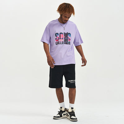 Playera Holgada con Estampado de Oso Cartoon para Hombre - Image 13