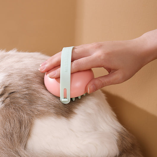 Cepillo Masajeador de Silicona para Baño de Perros y Gatos - Image 3