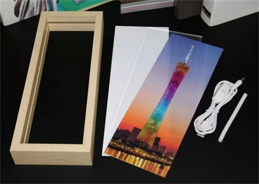 Lámpara Fotográfica Personalizada - Luz Nocturna DIY con Marco de Fotos - Image 16