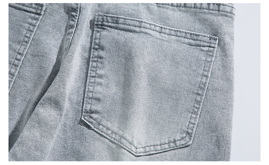 Jeans Casuales Hombre Lavado Americano Gris Bruma - Image 11