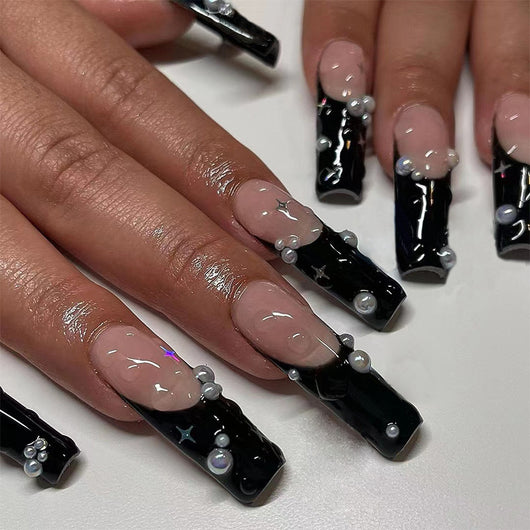 Extensiones de Uñas Ballet Pearl Francés - Realce Premium