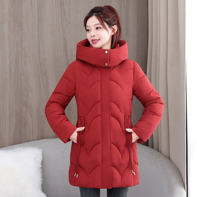 Abrigo Acolchado de Algodón Suelto Talla Pequeña Premium - Image 8