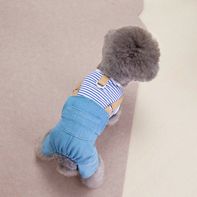 Pantalón Denim de Cuatro Patas para Mascotas con Estilo - Image 14