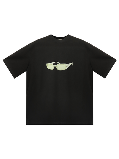 Blusa Corta Verde Cápsula con Gafas - Diseño Moderno - Image 8