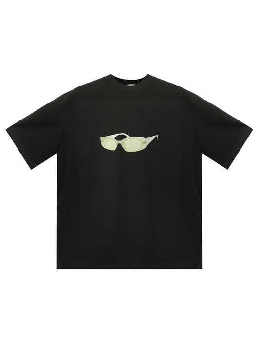 Blusa Corta Verde Cápsula con Gafas - Diseño Moderno - Image 8