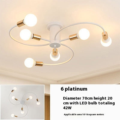 Lámpara de Lujo Minimalista para Sala de Estar - Image 6