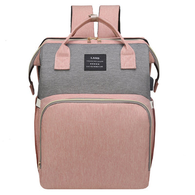Mochila Maternal Multifuncional con Red Antimosquitos, Capacidad Grande y Cuna Plegable - Image 32