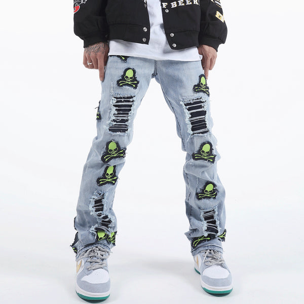 Pantalones Slim Straight de Alta Moda Urbana para Hombre