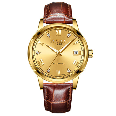 Reloj Automático de Acero Inoxidable Estilo Cinturón Ejecutivo Impermeable con Luminiscencia - Image 22