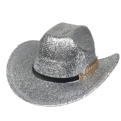 Sombrero Vaquero Fluorescente de Ala Ancha para Fiestas y Baile - Image 13