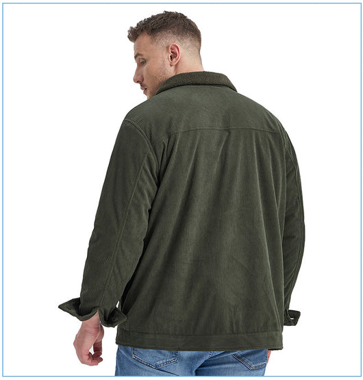 Chaqueta de Cachemira Gruesa para Hombre - Corte Holgado y Casual - Image 52