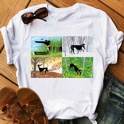 Playera Estampada con Perros Lindos - Tendencia Unisex - Image 18