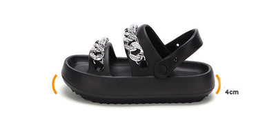 Sandalias Deportivas Mujer con Suela Gruesa - Zapatillas Reversibles Playa y Casa - Image 8