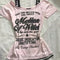 Camiseta Retro a Rayas con Parches y Estampado de Letras - Ajuste Slim