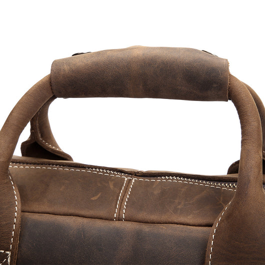 Bolso de Cuero Crazy Horse para Hombre - Estilo Vintage - Image 2