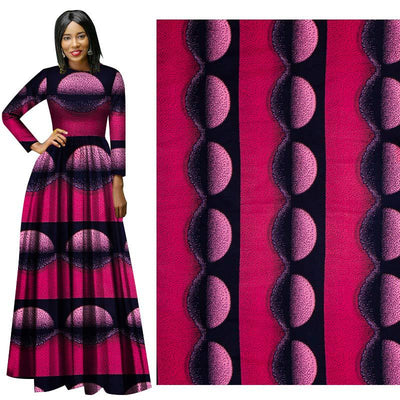 Tela Estampada Africana de Algodón Puro con Diseño Batik Floral - Image 11