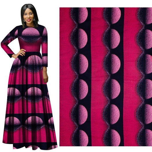 Tela Estampada Africana de Algodón Puro con Diseño Batik Floral - Image 11